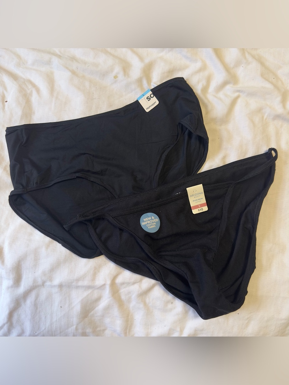 Arizona Jean Company Black Bikini Briefs - 2 Pack